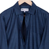 Premium Metallic Blue Mélange Casual Shirt