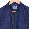 Blue Indigo Washed Denim Shirt