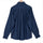Premium Metallic Blue Mélange Casual Shirt