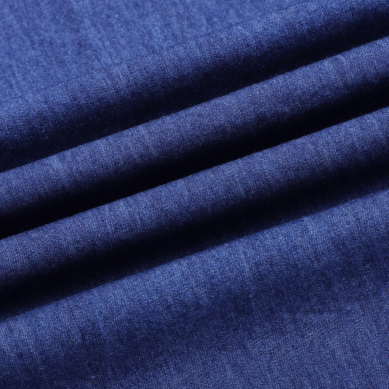 Blue Indigo Washed Denim Shirt