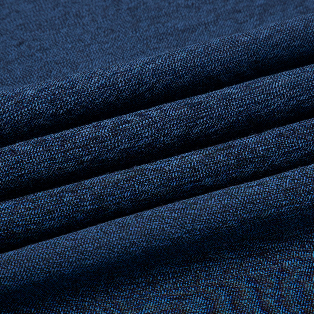 Premium Metallic Blue Mélange Casual Shirt