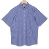 Monti Ultramarine Blue Gingham Checks Half Sleeve Shirt