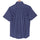 Navy Blue Half Sleeve Checks Regular Fit Shirt