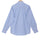 Azure Blue Candy Stripe Cotton Shirt