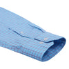 Blue Tattersall Checks Plus Size Cotton Shirt
