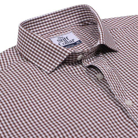 Black and Green Checks Non Iron Shirt