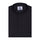 Coal Black Mandarin Collar Cotton Shirt