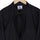 Coal Black Mandarin Collar Cotton Shirt