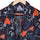 Black Celebration Print Cotton Open Collar half sleeve Shirt