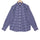 Luthai Navy Blue Button-Down Gingham Checks 2 Ply Giza Cotton Shirt