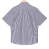 Carbon Black Candy Stripes Half Sleeve Cotton Shirt