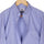 Luthai Splash Blue Houndstooth Grid Checks Button Down 2 Ply Giza Cotton Shirt