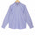 Luthai Splash Blue Houndstooth Grid Checks Button Down 2 Ply Giza Cotton Shirt