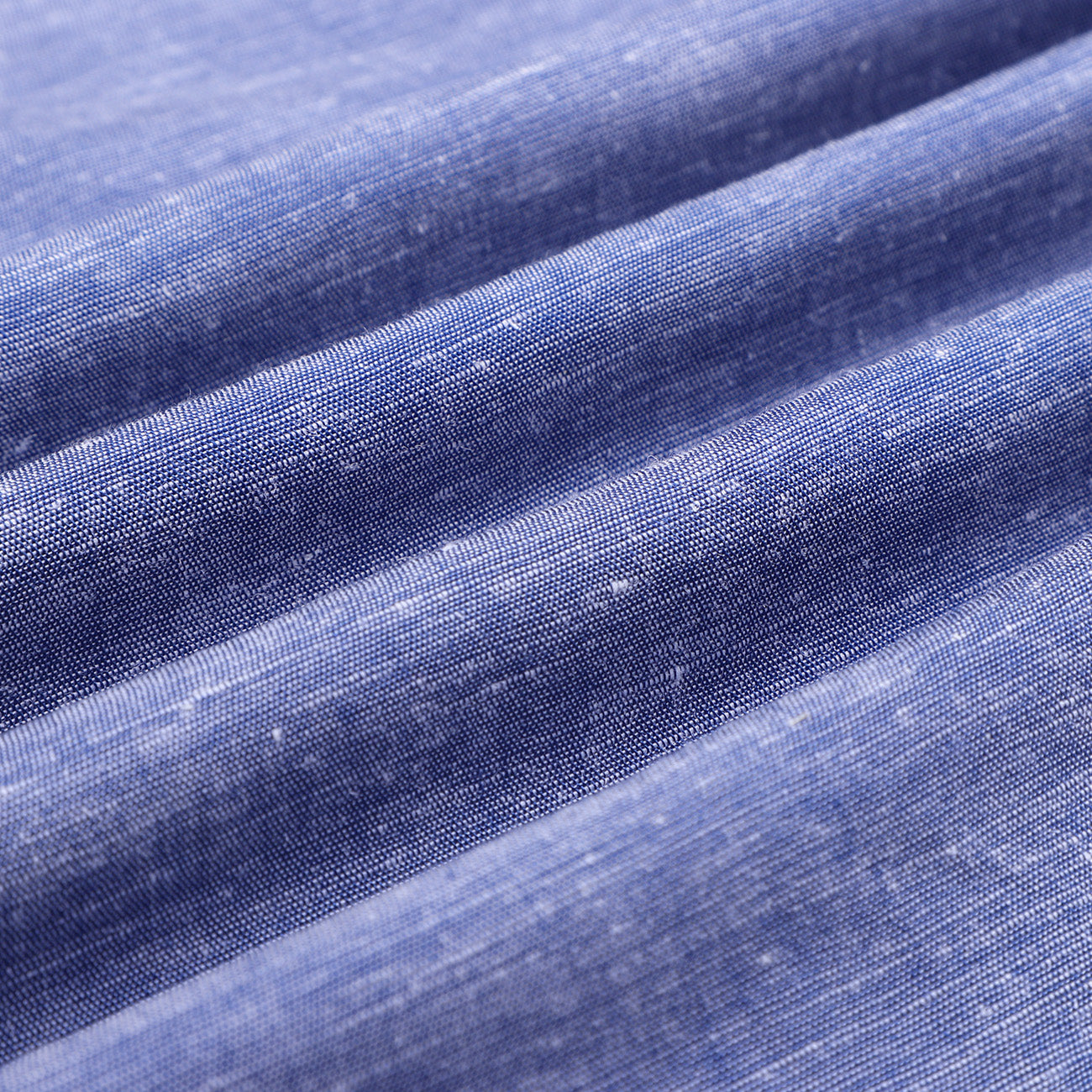 Cairo Blue Pure Linen Half Sleeve Shirt