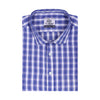 Jodhpur Blue Multi Check Half Sleeve Non Iron Shirt