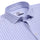 Luthai Twilight Sea Stripes Half Sleeve 2 Ply Giza Cotton Shirt
