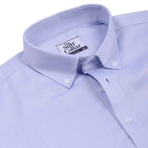 American Blue Oxford Button Down Cotton Shirt