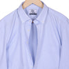 Luthai Spring Dew White Checks Button Down 2 Ply Giza Cotton Shirt