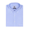 Luthai Blue Glory Dobby Texture Checks Button Down 2 Ply Giza Cotton Shirt