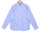 Luthai Harbor Blue Gingham Checks Button Down 2 Ply Giza Cotton Shirt
