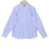 Luthai Blue Glory Dobby Texture Checks Button Down 2 Ply Giza Cotton Shirt