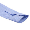 Luthai Harbor Blue Gingham Checks Button Down 2 Ply Giza Cotton Shirt