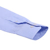 Luthai Blue Glory Dobby Texture Checks Button Down 2 Ply Giza Cotton Shirt