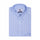 Luthai British Blue Glen Plaid Checks Button Down 2 Ply Giza Cotton Shirt