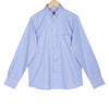 Luthai British Blue Glen Plaid Checks Button Down 2 Ply Giza Cotton Shirt