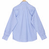 Luthai British Blue Glen Plaid Checks Button Down 2 Ply Giza Cotton Shirt
