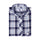 Navy Tartan Checks Half Sleeves Brushed Cotton Casual Shirt