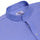 Italian Blue Structured Mandarin Collar 2 Ply Giza Cotton Shirt