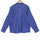 Persian Blue Dobby Mandarin Collar Giza Cotton Shirt