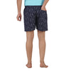 Navy Printed Cotton Boxers