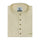 Soft Cream Cotton Linen Rolled-up Sleeve Slim Short Kurta