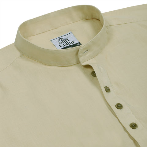 Mystery Shirt Mandarin collar.
