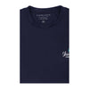 Soft Enzyme Washed Midnight Navy Round Neck Cotton T-shirt