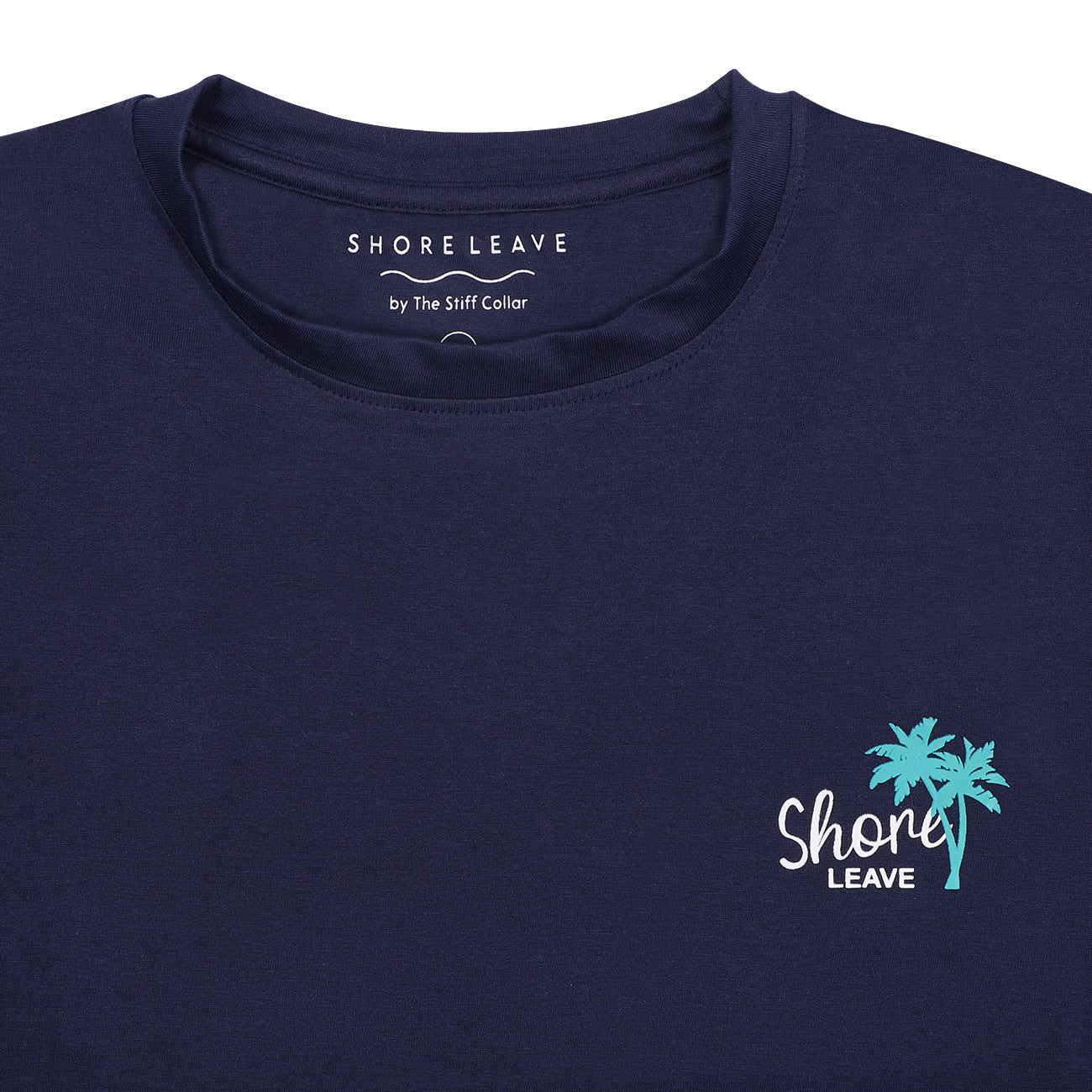Soft Enzyme Washed Midnight Navy Round Neck Cotton T-shirt