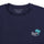 Soft Enzyme Washed Midnight Navy Round Neck Cotton T-shirt
