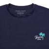 Soft Enzyme Washed Midnight Navy Round Neck Cotton T-shirt
