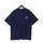 Soft Enzyme Washed Midnight Navy Round Neck Cotton T-shirt