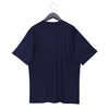 Soft Enzyme Washed Midnight Navy Round Neck Cotton T-shirt