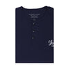 Midnight Blue Soft Cotton Henley T-shirt