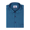 Luthai Grand Grape Checks Half Sleeve 2 Ply Giza Cotton Shirt