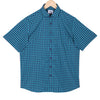 Luthai Grand Grape Checks Half Sleeve 2 Ply Giza Cotton Shirt