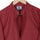 Currant Red Mandarin Collar Cotton Shirt