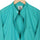 Emerald Green Chambray Mandarin Collar Giza Cotton Shirt