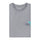 Soft Enzyme Washed Stone Grey Round Neck Cotton T-shirt