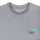 Soft Enzyme Washed Stone Grey Round Neck Cotton T-shirt