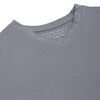 Soft Enzyme Washed Stone Grey V-Neck Cotton T-shirt